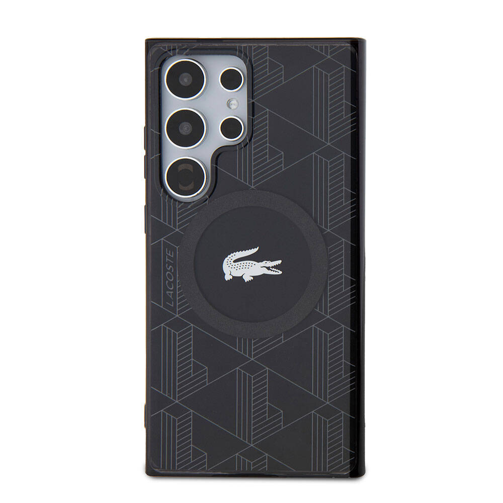 Galaxy S24 Ultra Kılıf Lacoste Orjinal Lisanslı M-safe Şarj Özellikli Çift Katmanlı Timsah Logolu Blend Monogram Kılıf Galaxy S24 Ultra Kılıf Lacoste Orjinal Lisanslı M-safe Şarj Özellikli Çift Katmanlı Timsah Logolu Blend Monogram Kılıf